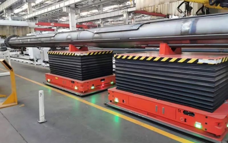 AGV小車無人搬運(yùn)車智能工廠的效率倍增器